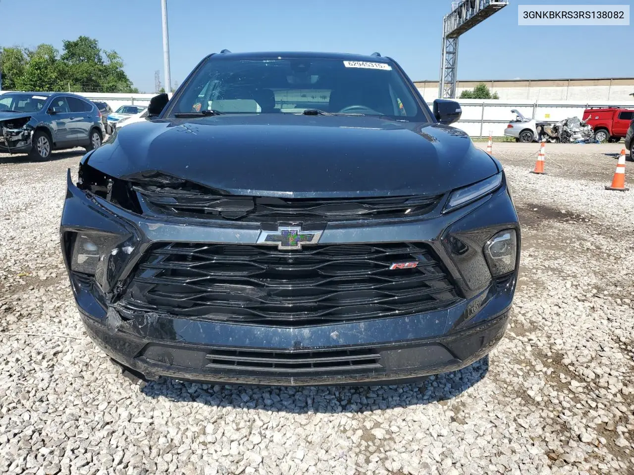 2024 Chevrolet Blazer Rs VIN: 3GNKBKRS3RS138082 Lot: 62945315