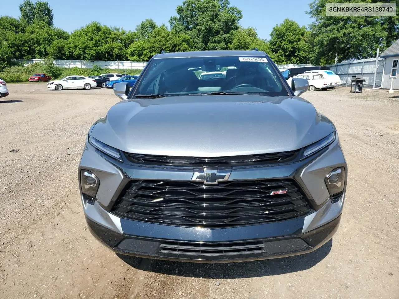 2024 Chevrolet Blazer Rs VIN: 3GNKBKRS4RS138740 Lot: 63260655
