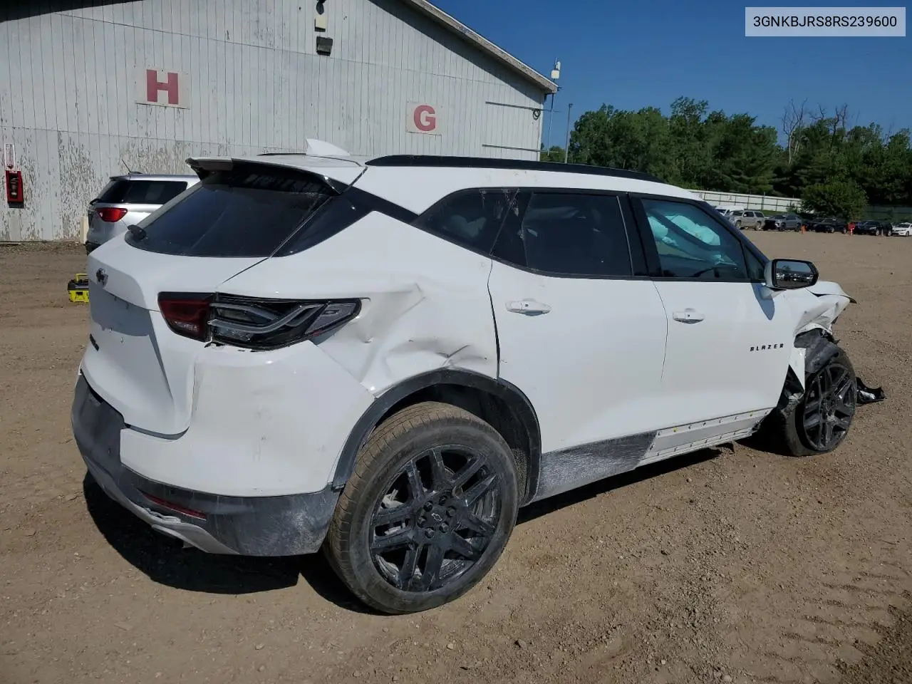 2024 Chevrolet Blazer 3Lt VIN: 3GNKBJRS8RS239600 Lot: 63277605