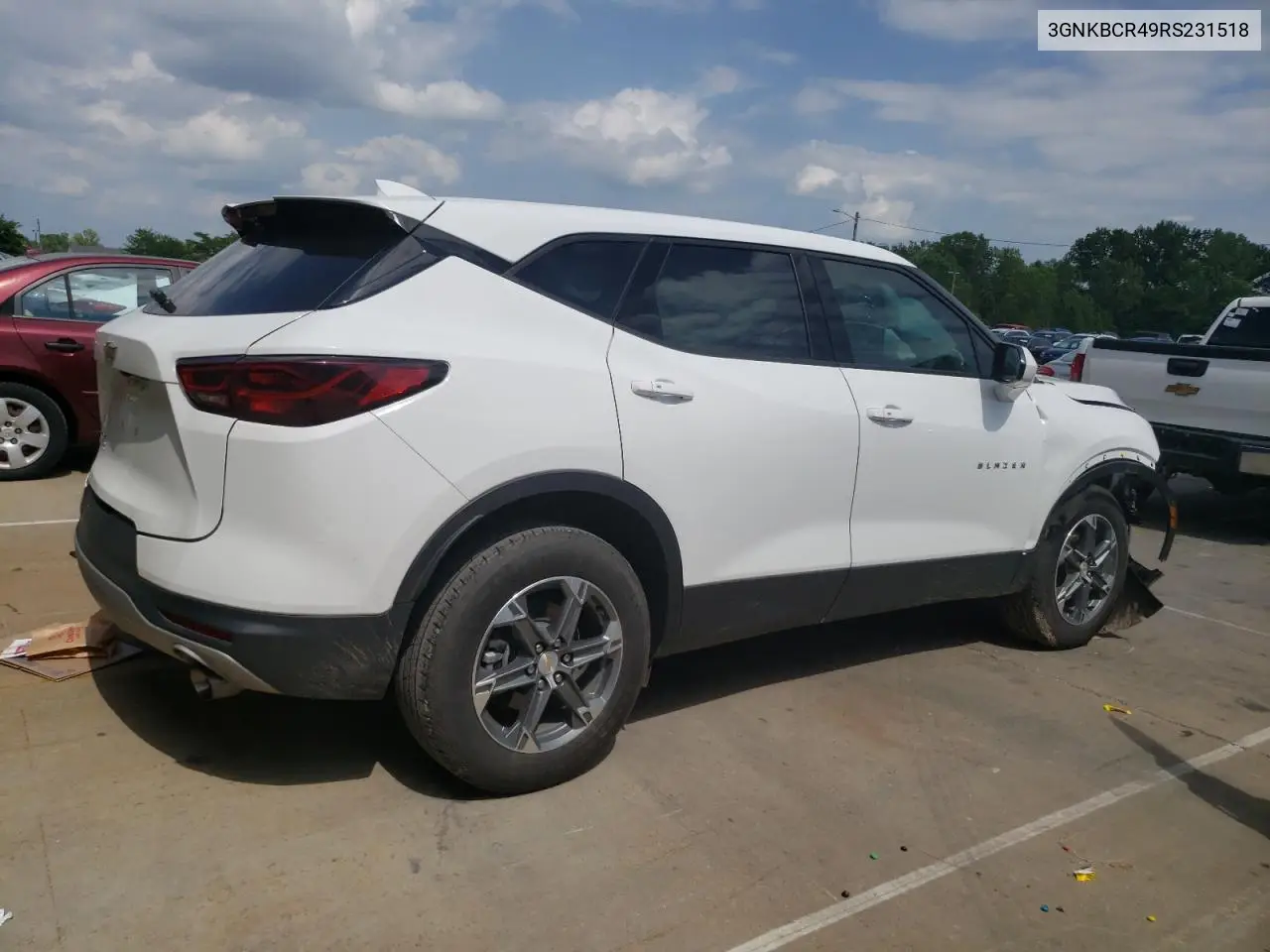 2024 Chevrolet Blazer 2Lt VIN: 3GNKBCR49RS231518 Lot: 65925295