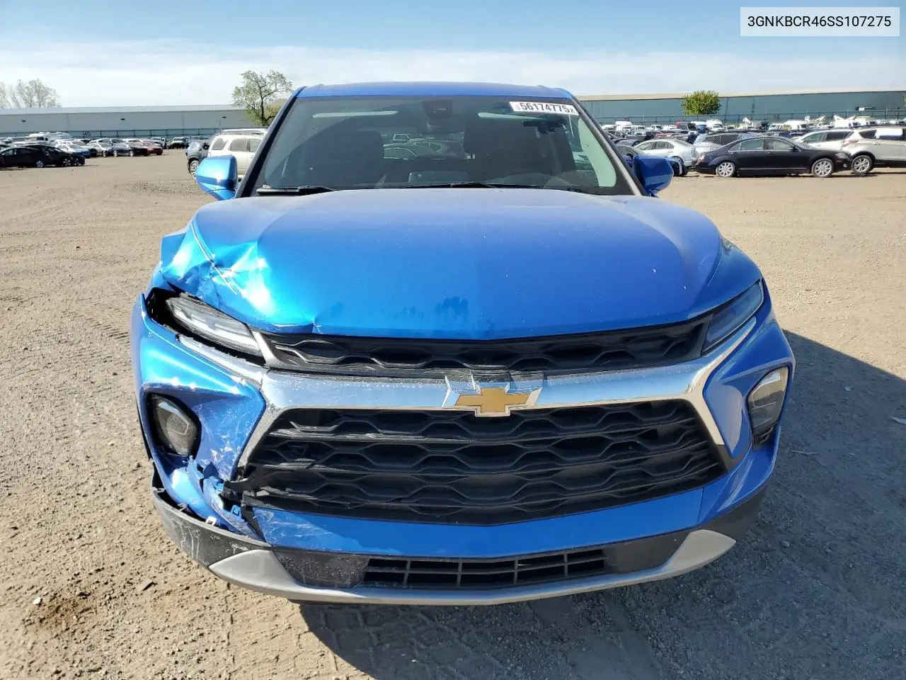 2025 Chevrolet Blazer 2Lt VIN: 3GNKBCR46SS107275 Lot: 56174775