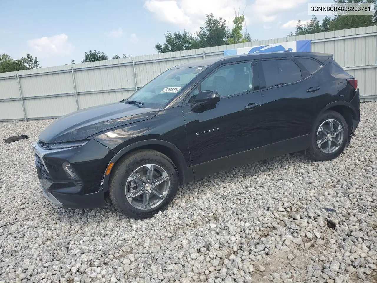 2025 Chevrolet Blazer 2Lt VIN: 3GNKBCR48SS203781 Lot: 63251335