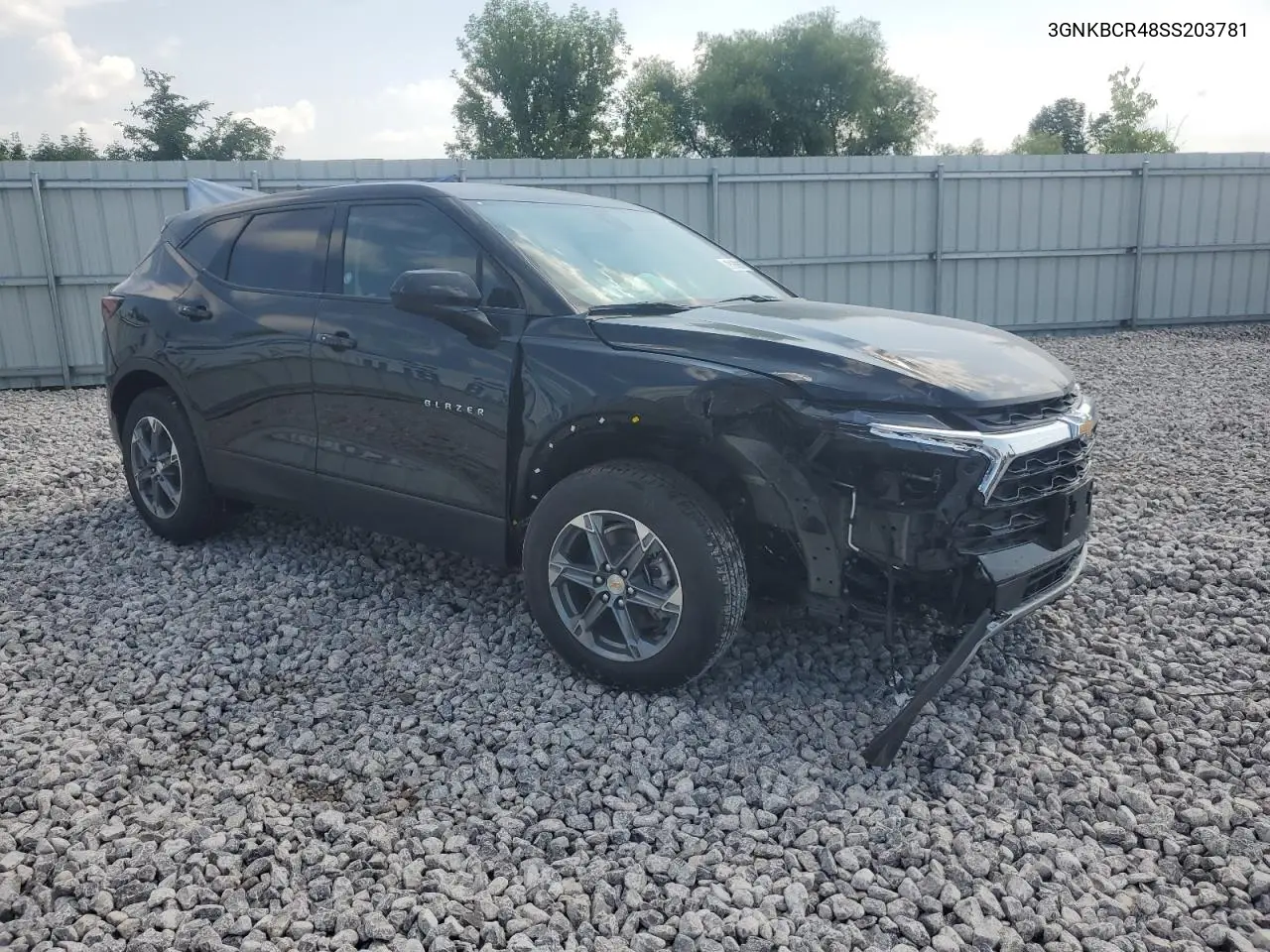 2025 Chevrolet Blazer 2Lt VIN: 3GNKBCR48SS203781 Lot: 63251335