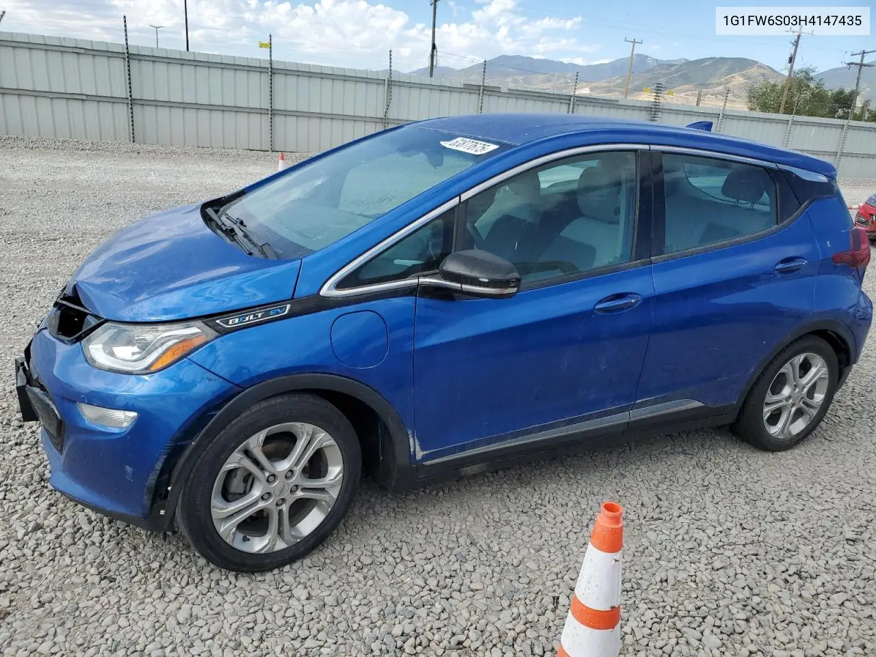 2017 Chevrolet Bolt Ev Lt VIN: 1G1FW6S03H4147435 Lot: 63877675
