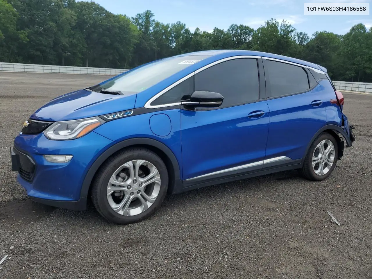 2017 Chevrolet Bolt Ev Lt VIN: 1G1FW6S03H4186588 Lot: 65648205