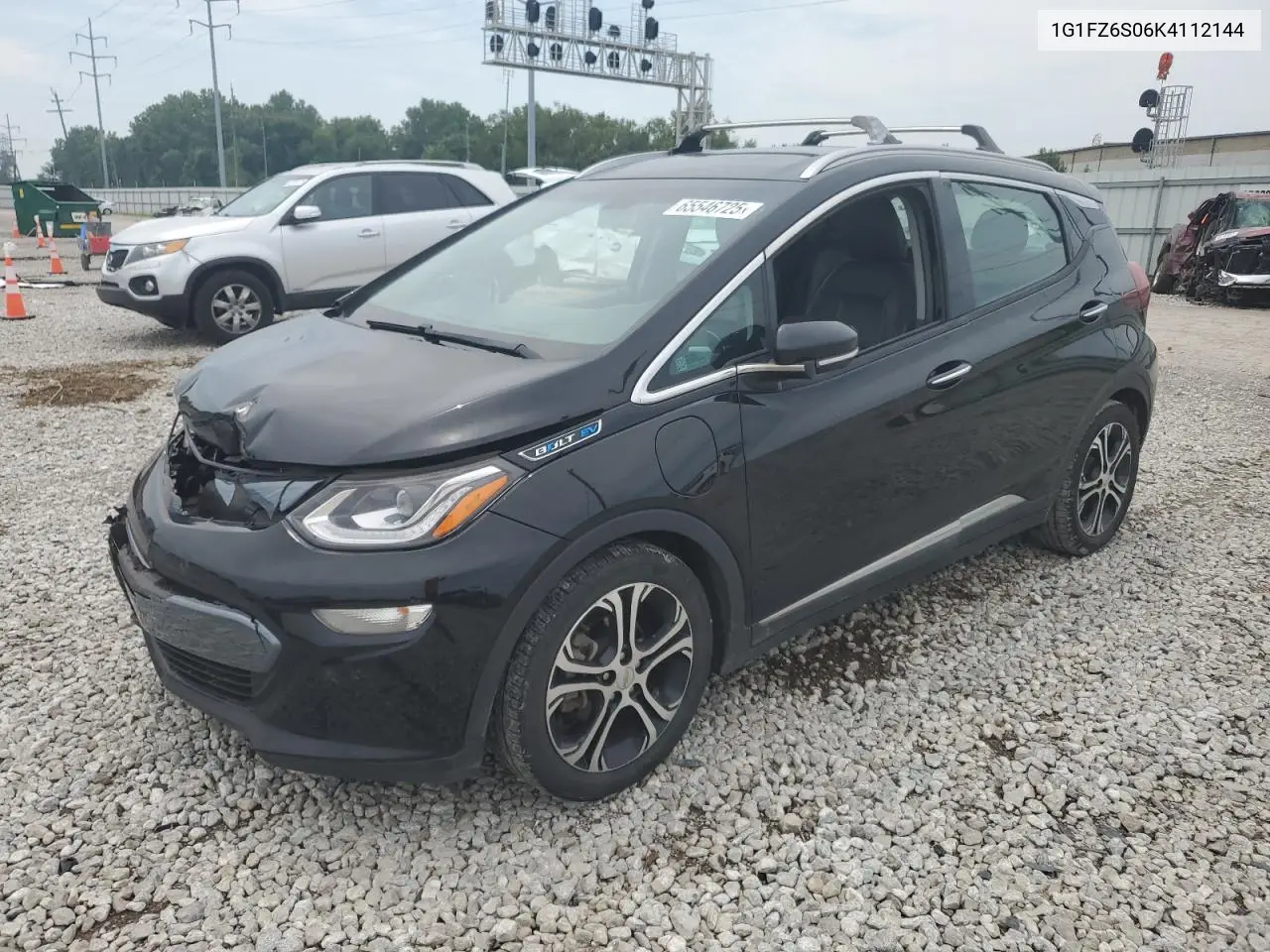 2019 Chevrolet Bolt Ev Premier VIN: 1G1FZ6S06K4112144 Lot: 65546725