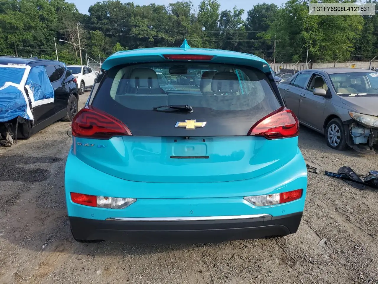 1g1fy6s08l4121531 1G1FY6S08L4121531 2020 Chevrolet Bolt Ev Lt
