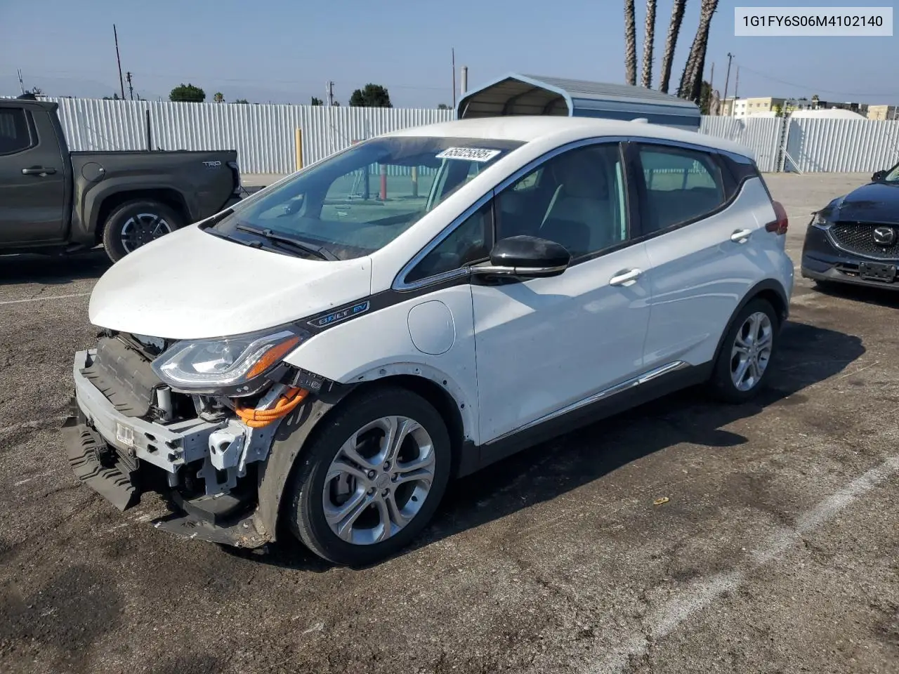 2021 Chevrolet Bolt Ev Lt VIN: 1G1FY6S06M4102140 Lot: 65025895