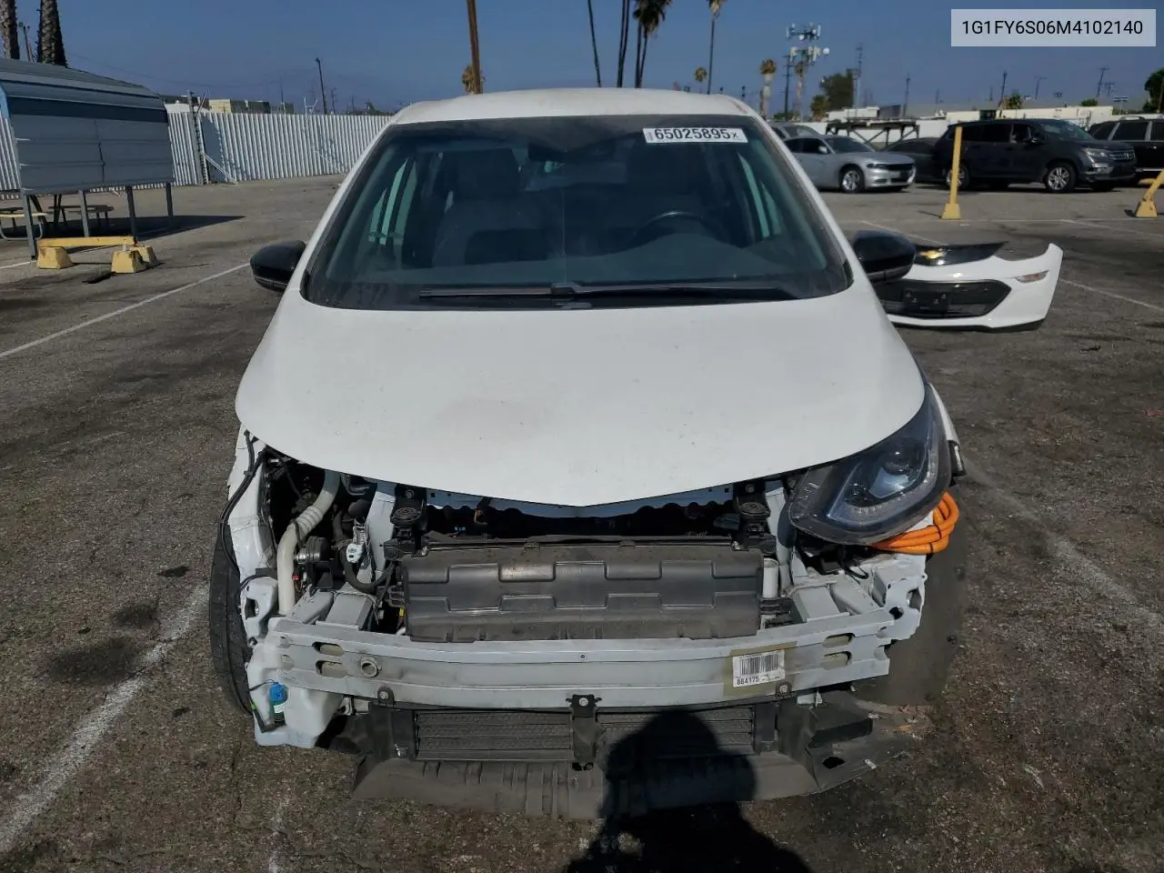 2021 Chevrolet Bolt Ev Lt VIN: 1G1FY6S06M4102140 Lot: 65025895