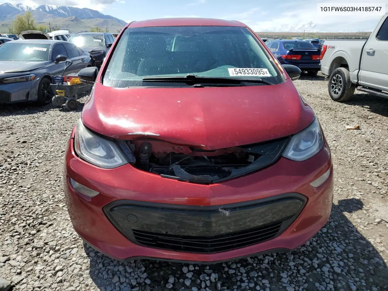 2017 Chevrolet Bolt Ev Lt VIN: 1G1FW6S03H4185747 Lot: 54933095