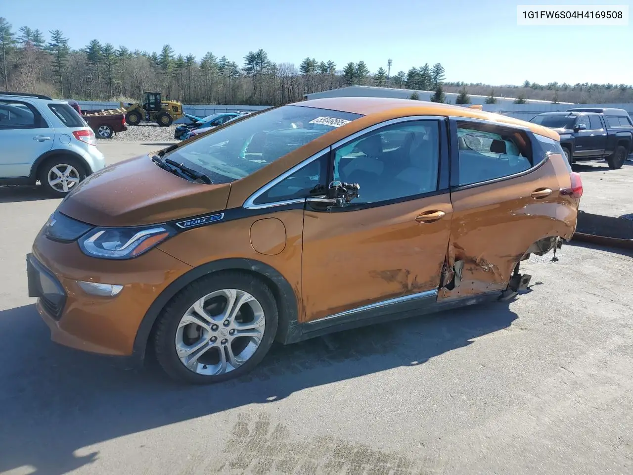 2017 Chevrolet Bolt Ev Lt VIN: 1G1FW6S04H4169508 Lot: 55049385