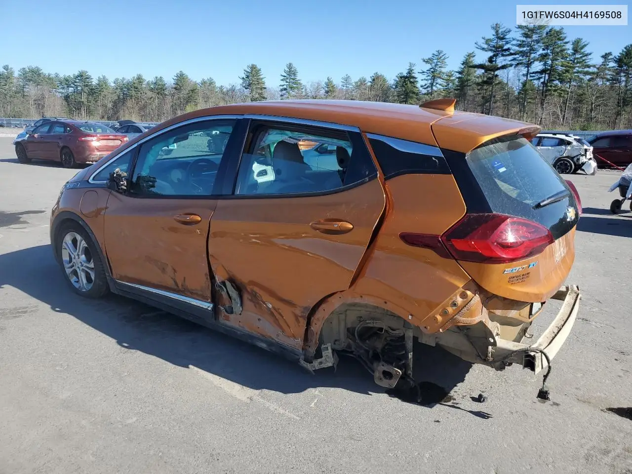 2017 Chevrolet Bolt Ev Lt VIN: 1G1FW6S04H4169508 Lot: 55049385