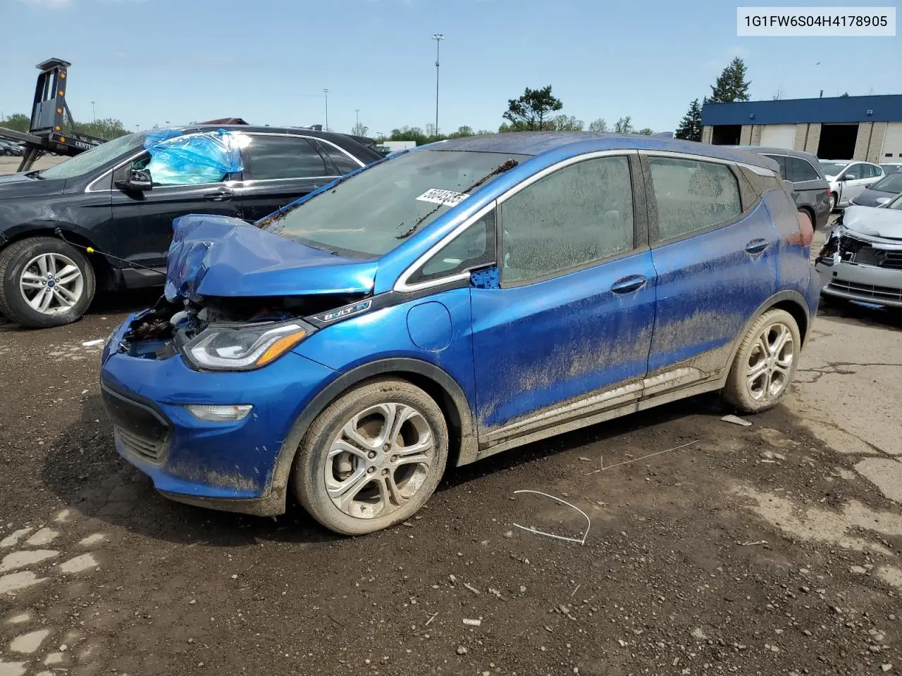 2017 Chevrolet Bolt Ev Lt VIN: 1G1FW6S04H4178905 Lot: 56045355