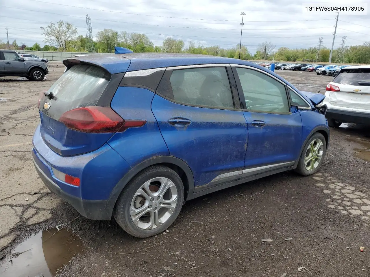 2017 Chevrolet Bolt Ev Lt VIN: 1G1FW6S04H4178905 Lot: 56045355