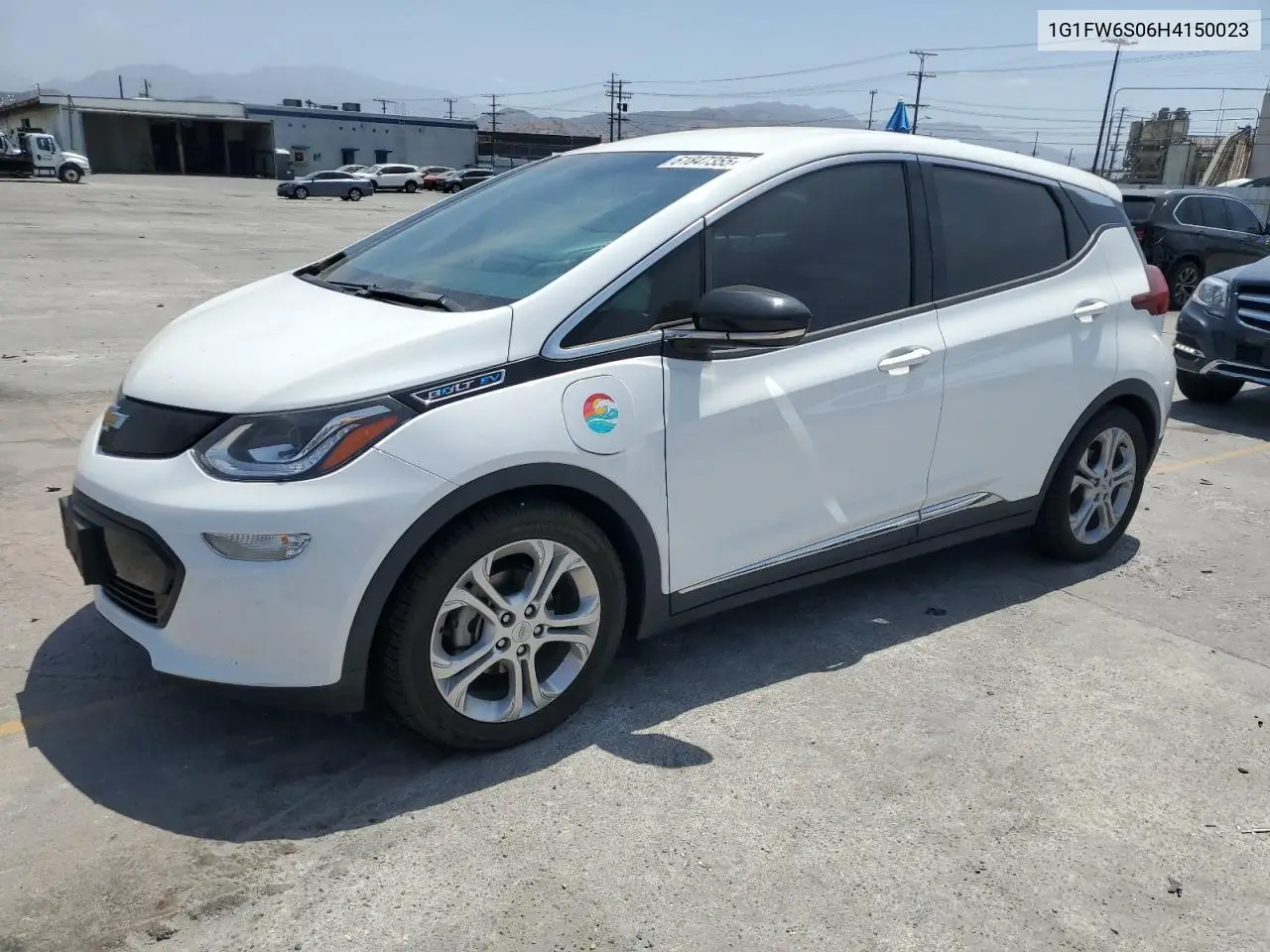 2017 Chevrolet Bolt Ev Lt VIN: 1G1FW6S06H4150023 Lot: 61847355
