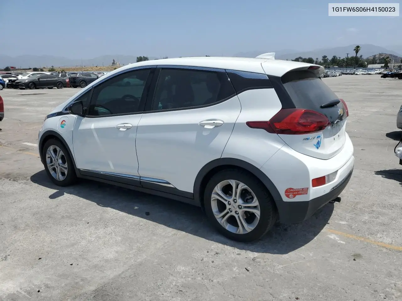 2017 Chevrolet Bolt Ev Lt VIN: 1G1FW6S06H4150023 Lot: 61847355