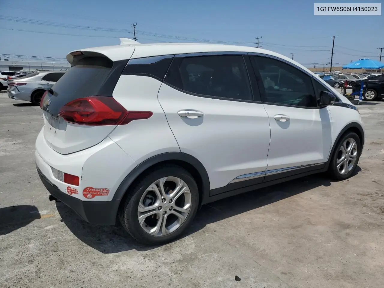 2017 Chevrolet Bolt Ev Lt VIN: 1G1FW6S06H4150023 Lot: 61847355