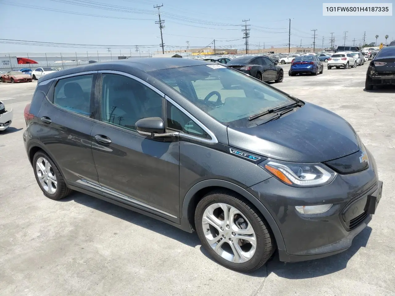 2017 Chevrolet Bolt Ev Lt VIN: 1G1FW6S01H4187335 Lot: 62603895