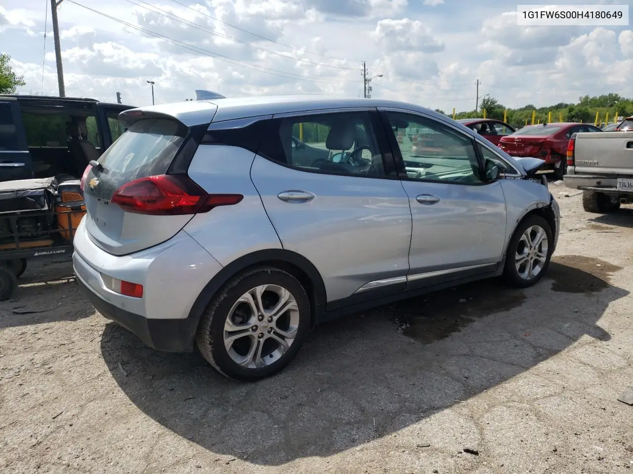 2017 Chevrolet Bolt Ev Lt VIN: 1G1FW6S00H4180649 Lot: 63261885