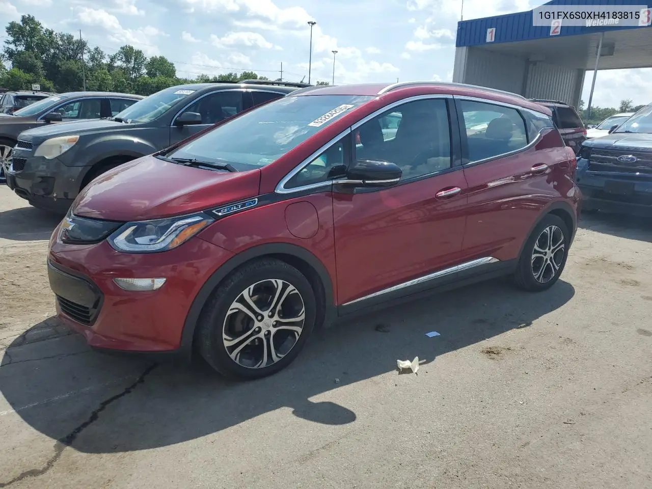 2017 Chevrolet Bolt Ev Premier VIN: 1G1FX6S0XH4183815 Lot: 63284205