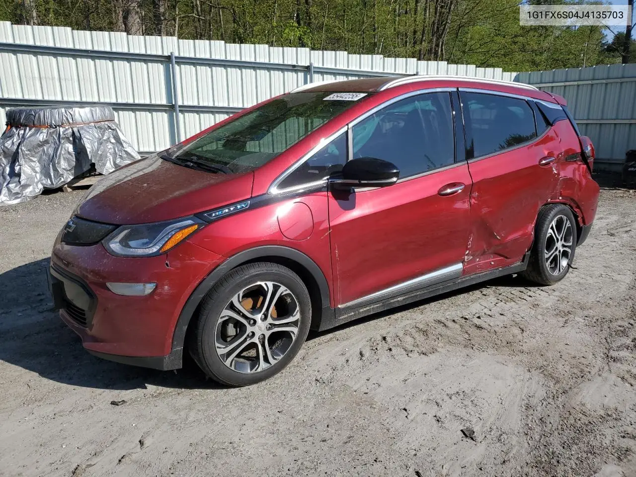 2018 Chevrolet Bolt Ev Premier VIN: 1G1FX6S04J4135703 Lot: 55442255