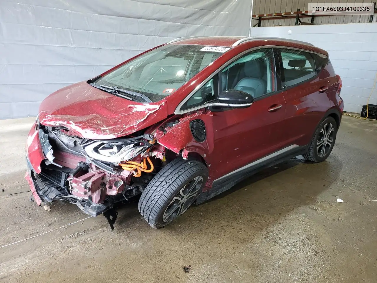 2018 Chevrolet Bolt Ev Premier VIN: 1G1FX6S03J4109335 Lot: 55924625