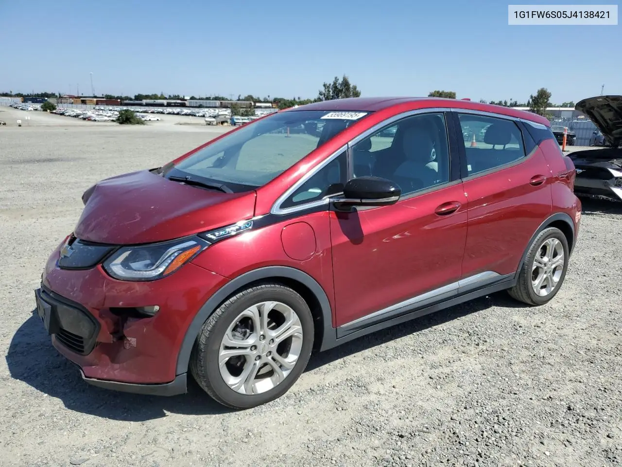 2018 Chevrolet Bolt Ev Lt VIN: 1G1FW6S05J4138421 Lot: 55969195
