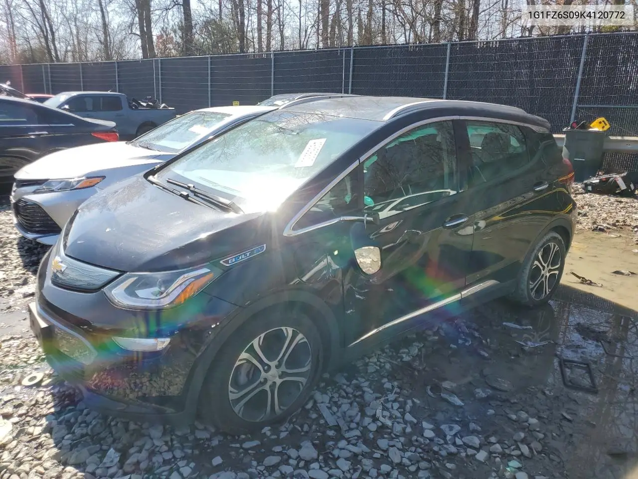 2019 Chevrolet Bolt Ev Premier VIN: 1G1FZ6S09K4120772 Lot: 49359235