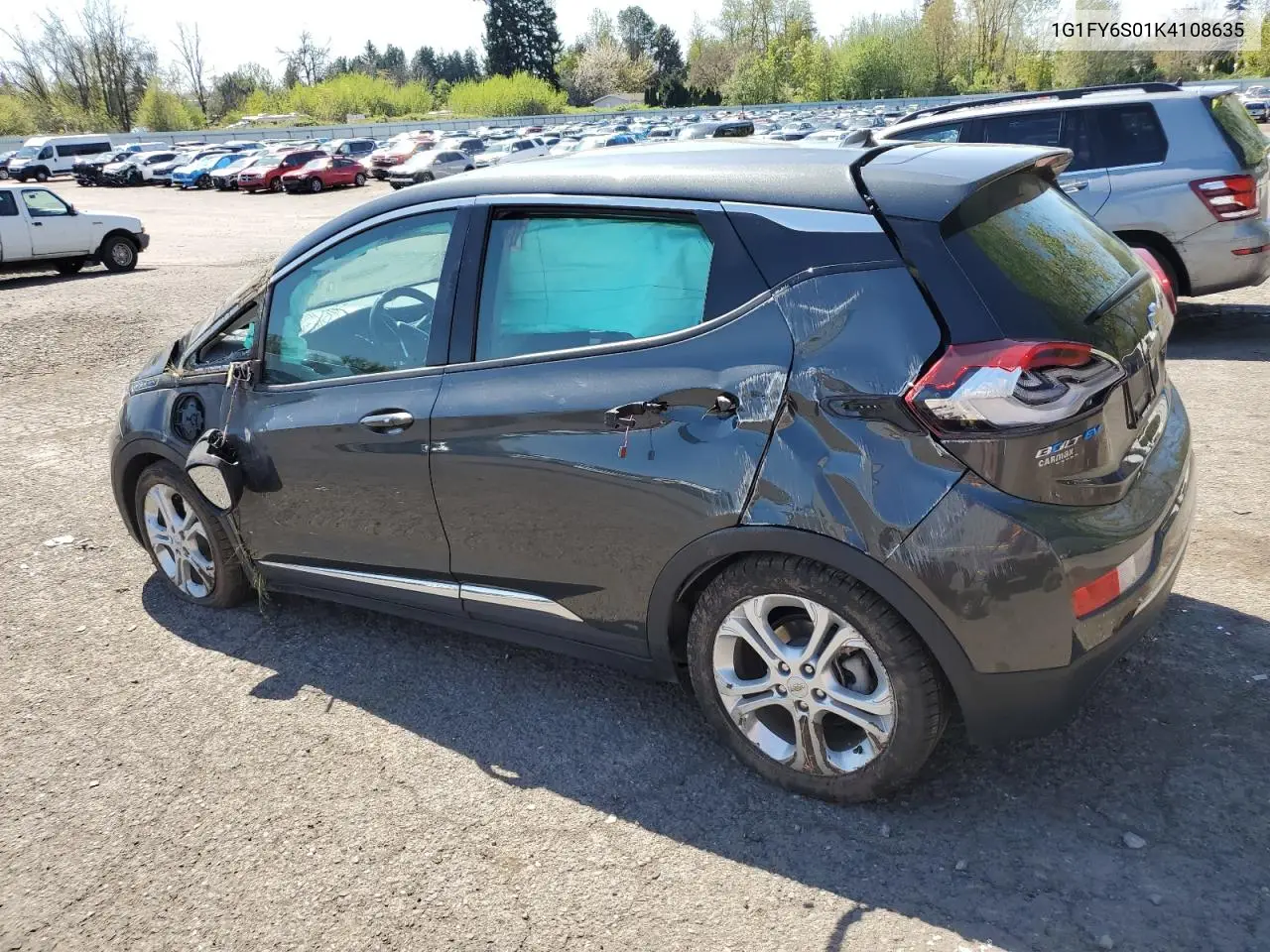2019 Chevrolet Bolt Ev Lt VIN: 1G1FY6S01K4108635 Lot: 53201335