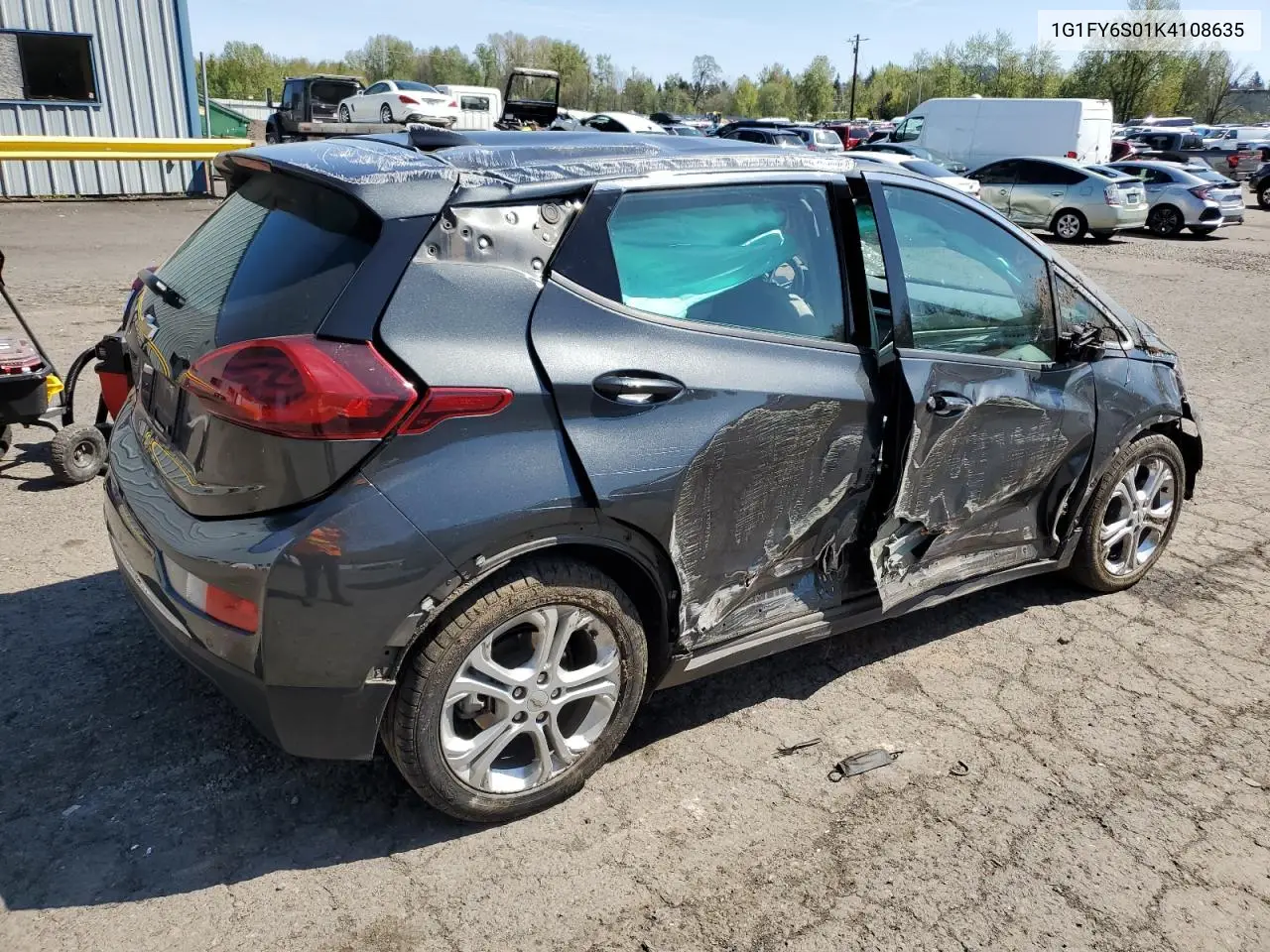 2019 Chevrolet Bolt Ev Lt VIN: 1G1FY6S01K4108635 Lot: 53201335