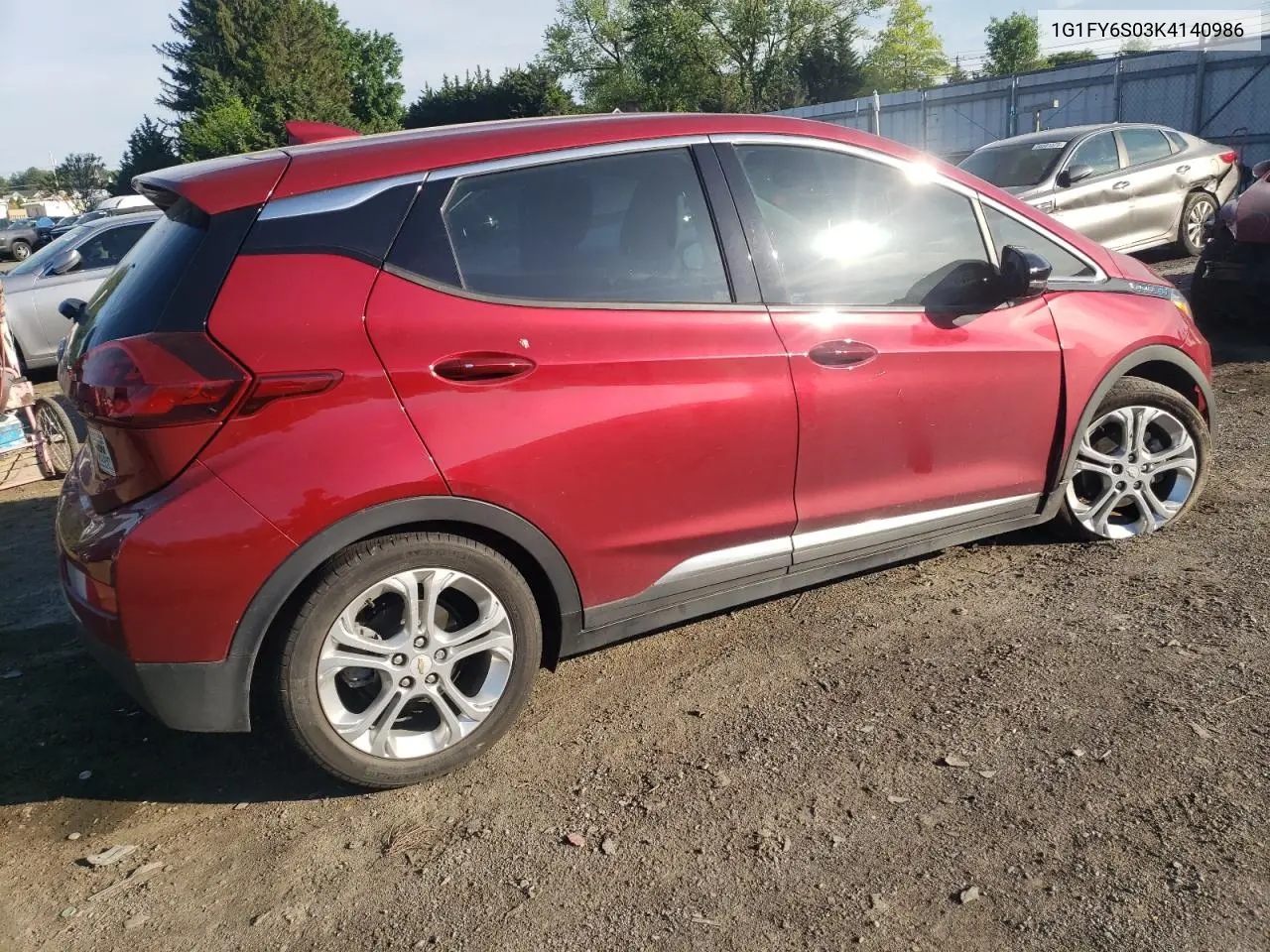 2019 Chevrolet Bolt Ev Lt VIN: 1G1FY6S03K4140986 Lot: 55459925