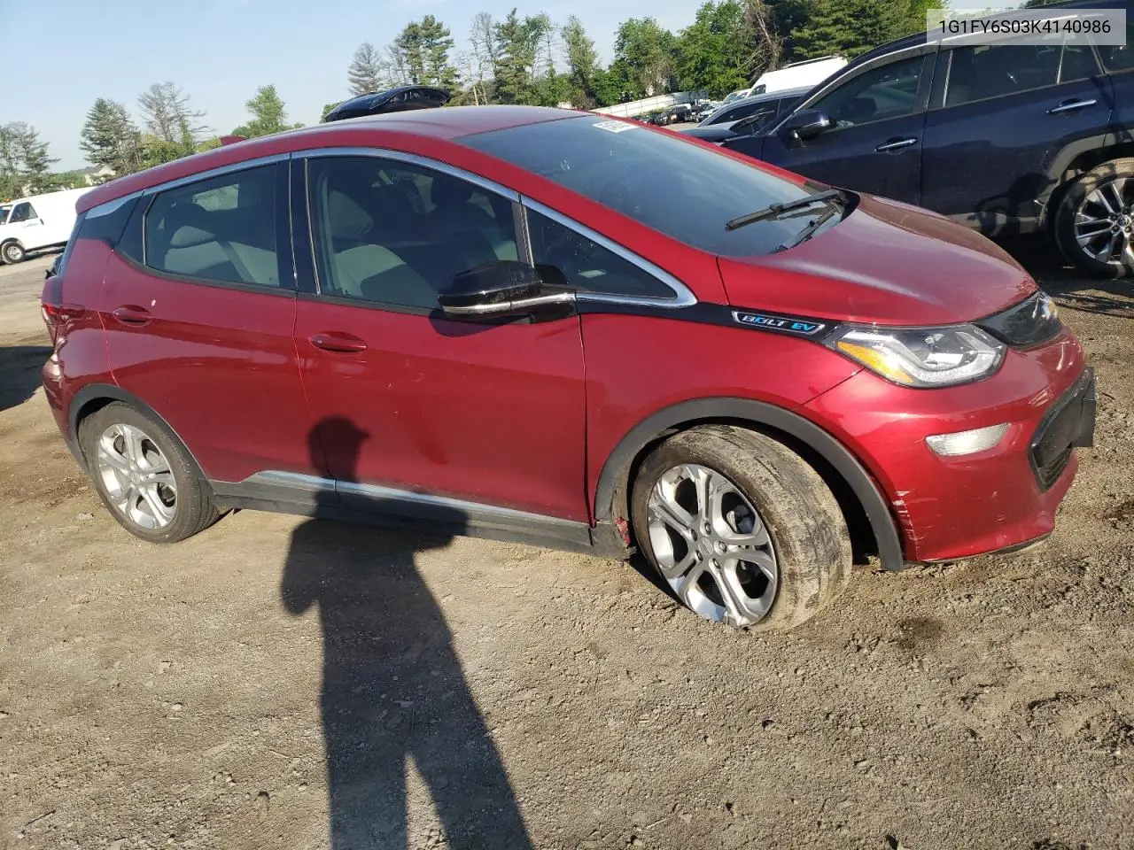 2019 Chevrolet Bolt Ev Lt VIN: 1G1FY6S03K4140986 Lot: 55459925