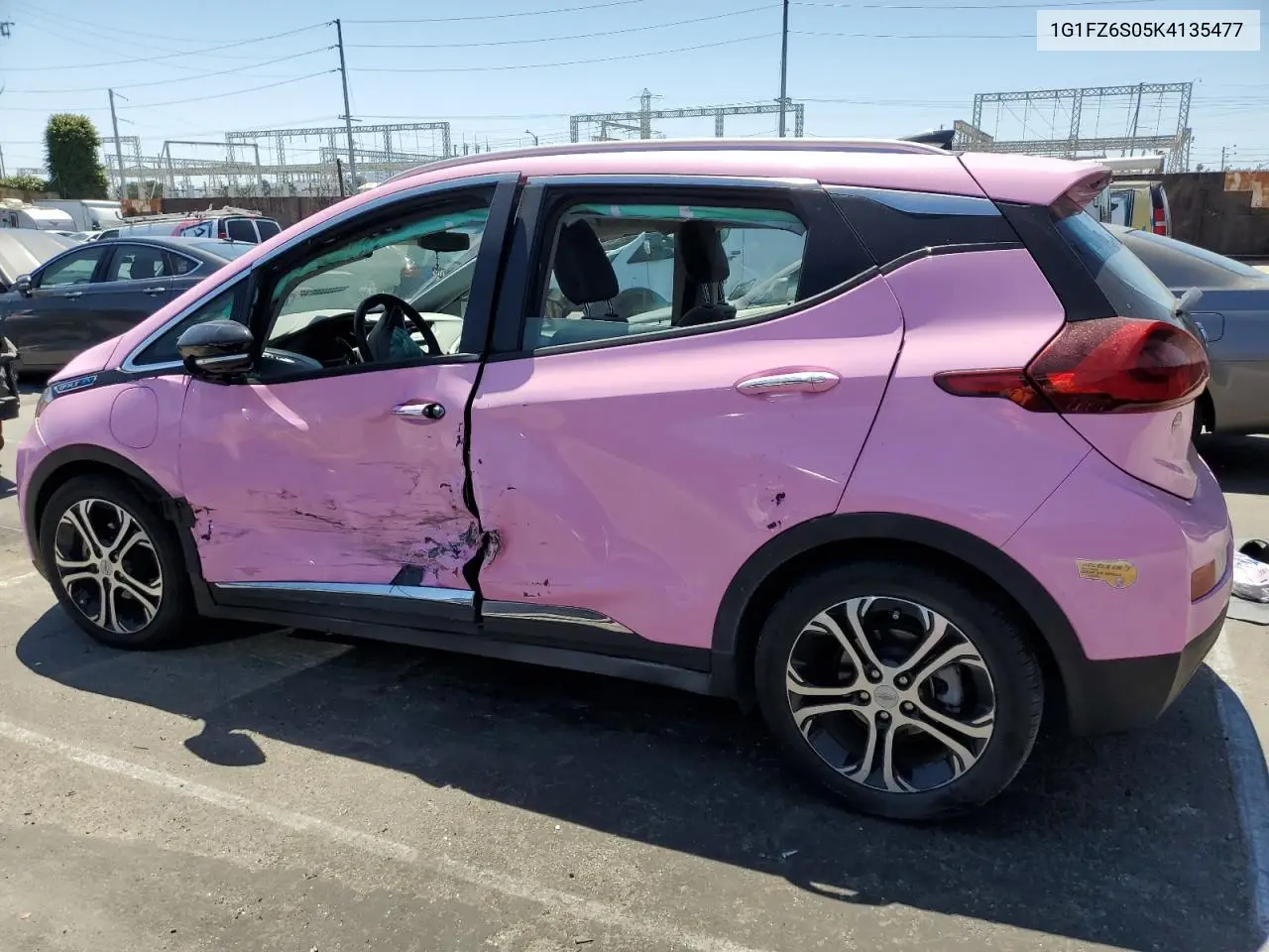 2019 Chevrolet Bolt Ev Premier VIN: 1G1FZ6S05K4135477 Lot: 56077725