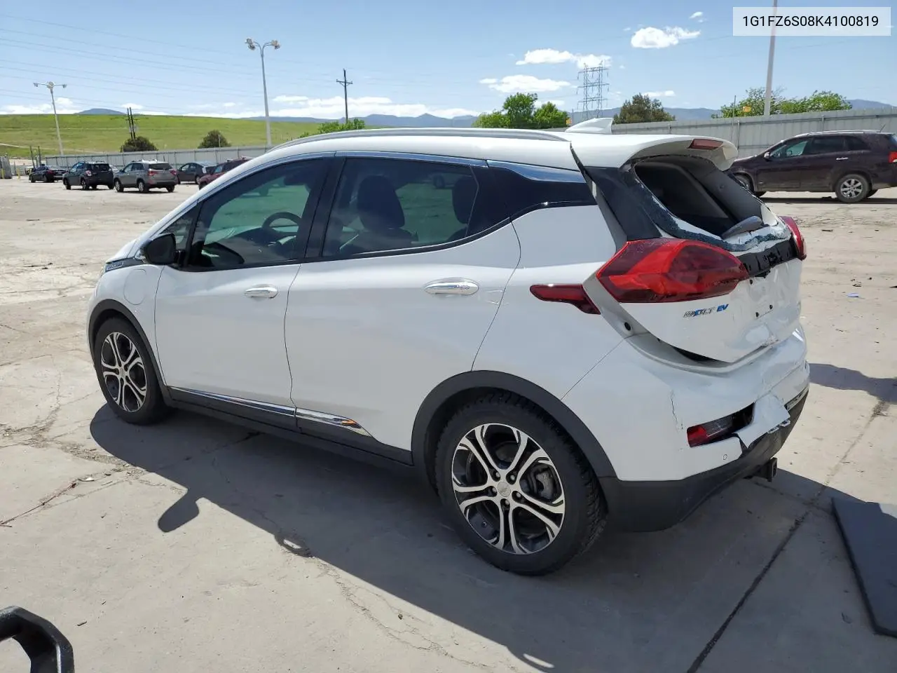 2019 Chevrolet Bolt Ev Premier VIN: 1G1FZ6S08K4100819 Lot: 56694705