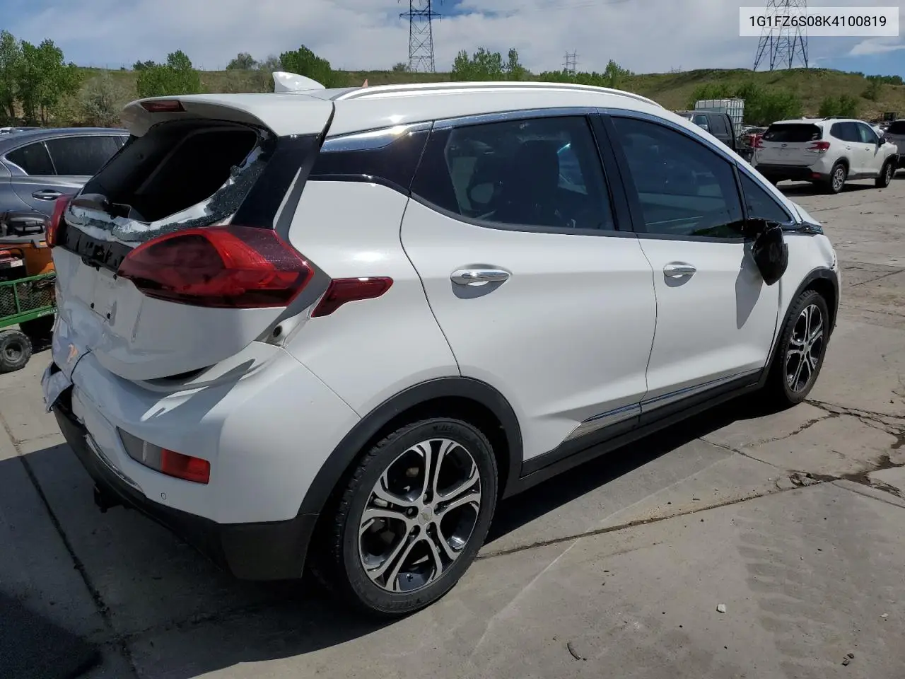 2019 Chevrolet Bolt Ev Premier VIN: 1G1FZ6S08K4100819 Lot: 56694705