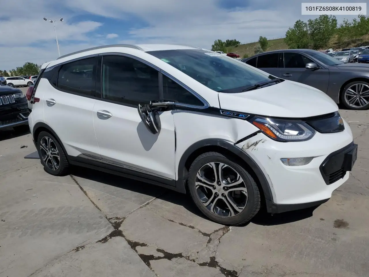 2019 Chevrolet Bolt Ev Premier VIN: 1G1FZ6S08K4100819 Lot: 56694705