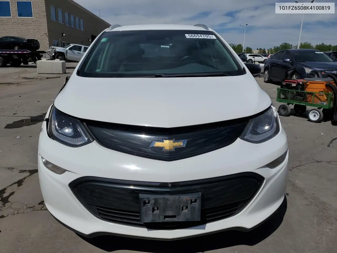 2019 Chevrolet Bolt Ev Premier VIN: 1G1FZ6S08K4100819 Lot: 56694705