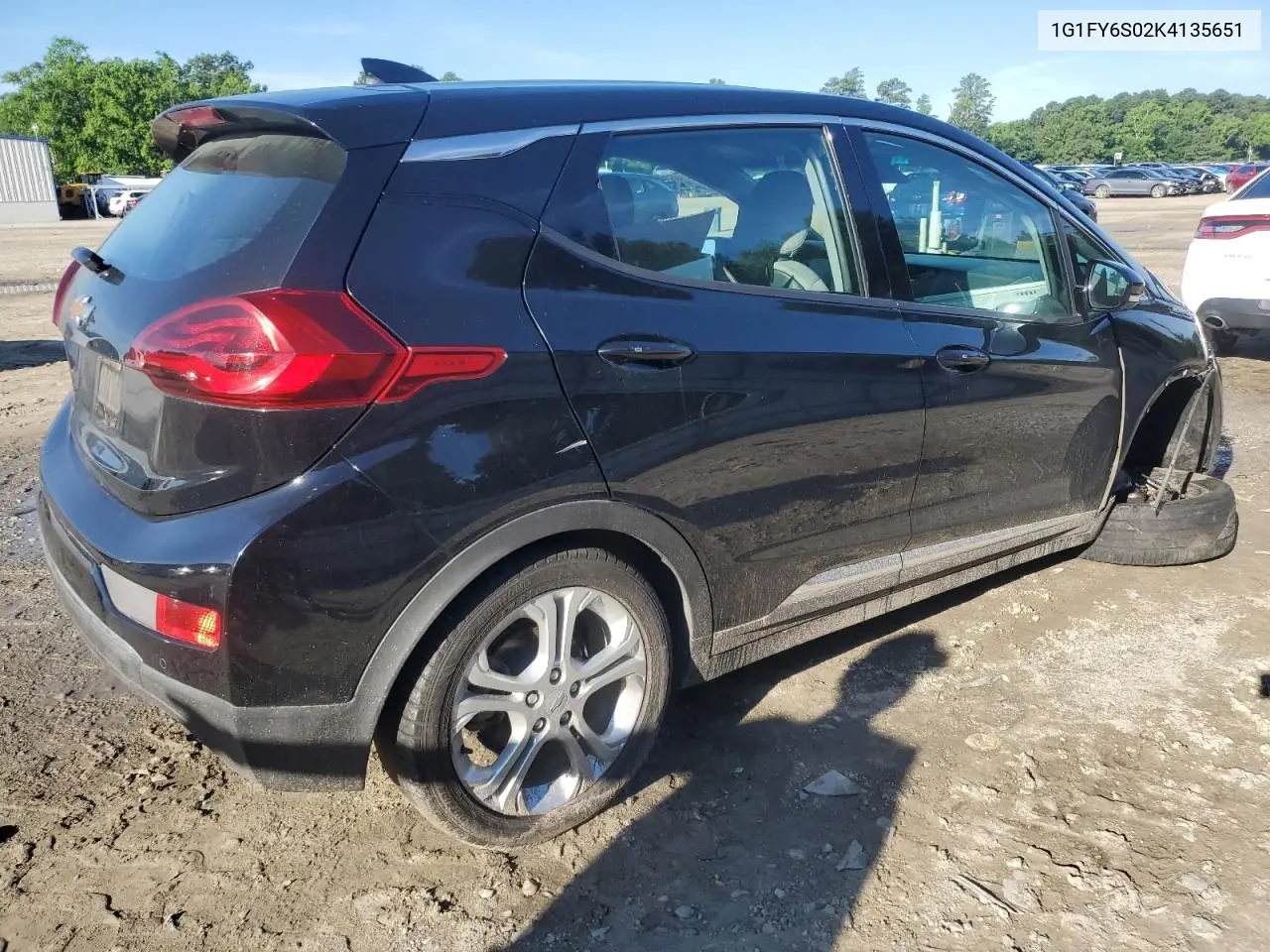 2019 Chevrolet Bolt Ev Lt VIN: 1G1FY6S02K4135651 Lot: 61337085