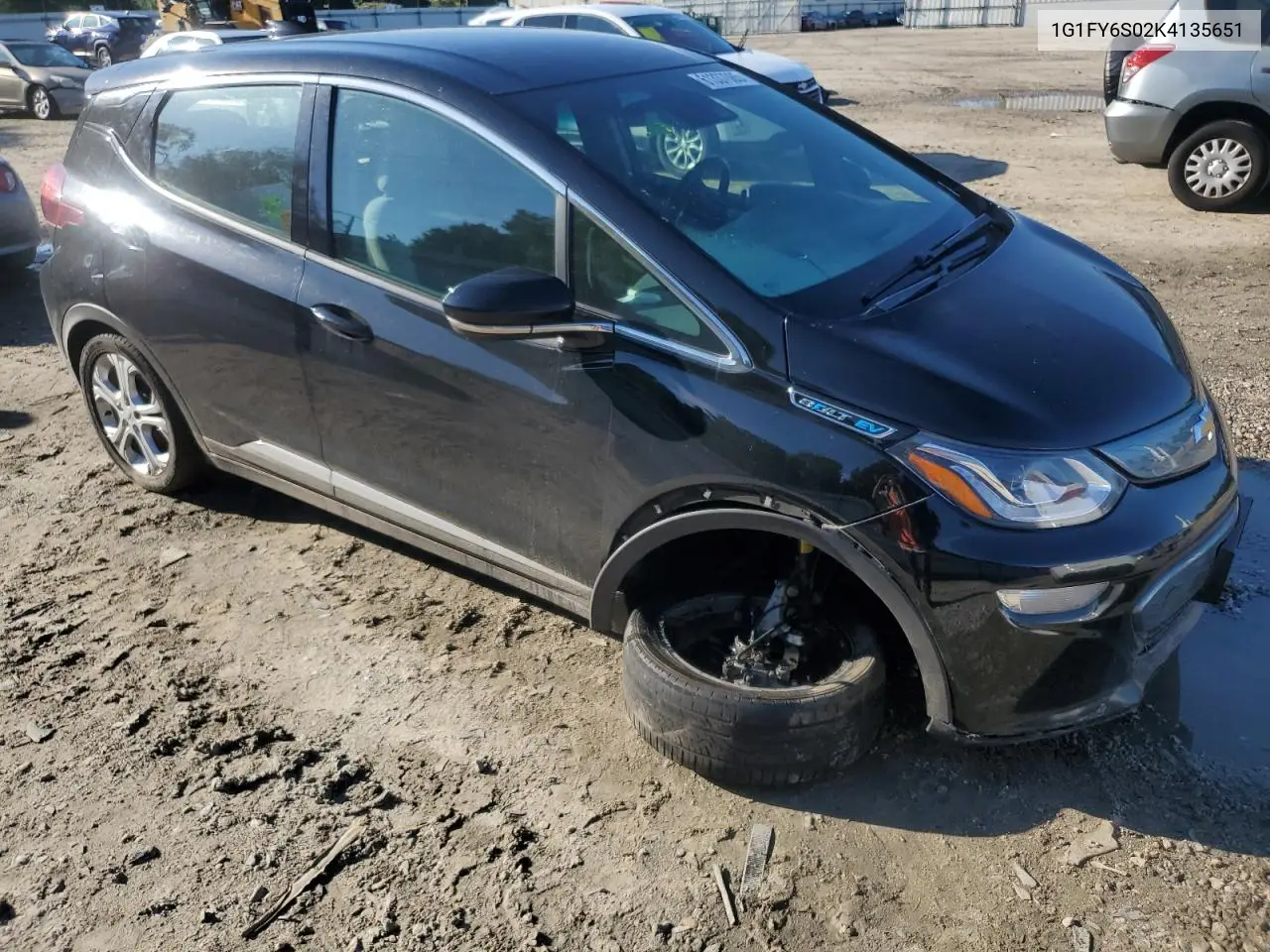 2019 Chevrolet Bolt Ev Lt VIN: 1G1FY6S02K4135651 Lot: 61337085