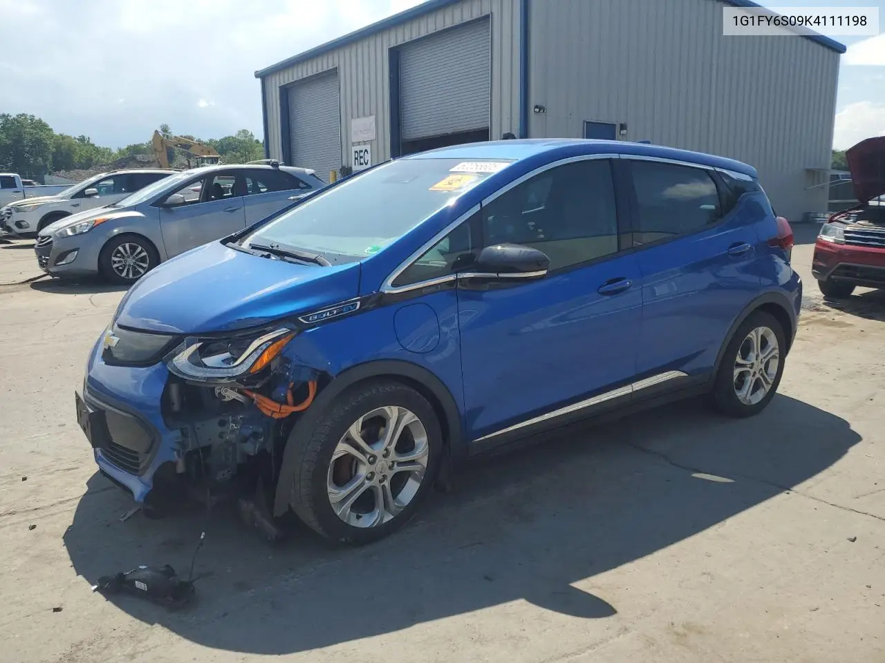 2019 Chevrolet Bolt Ev Lt VIN: 1G1FY6S09K4111198 Lot: 62055605