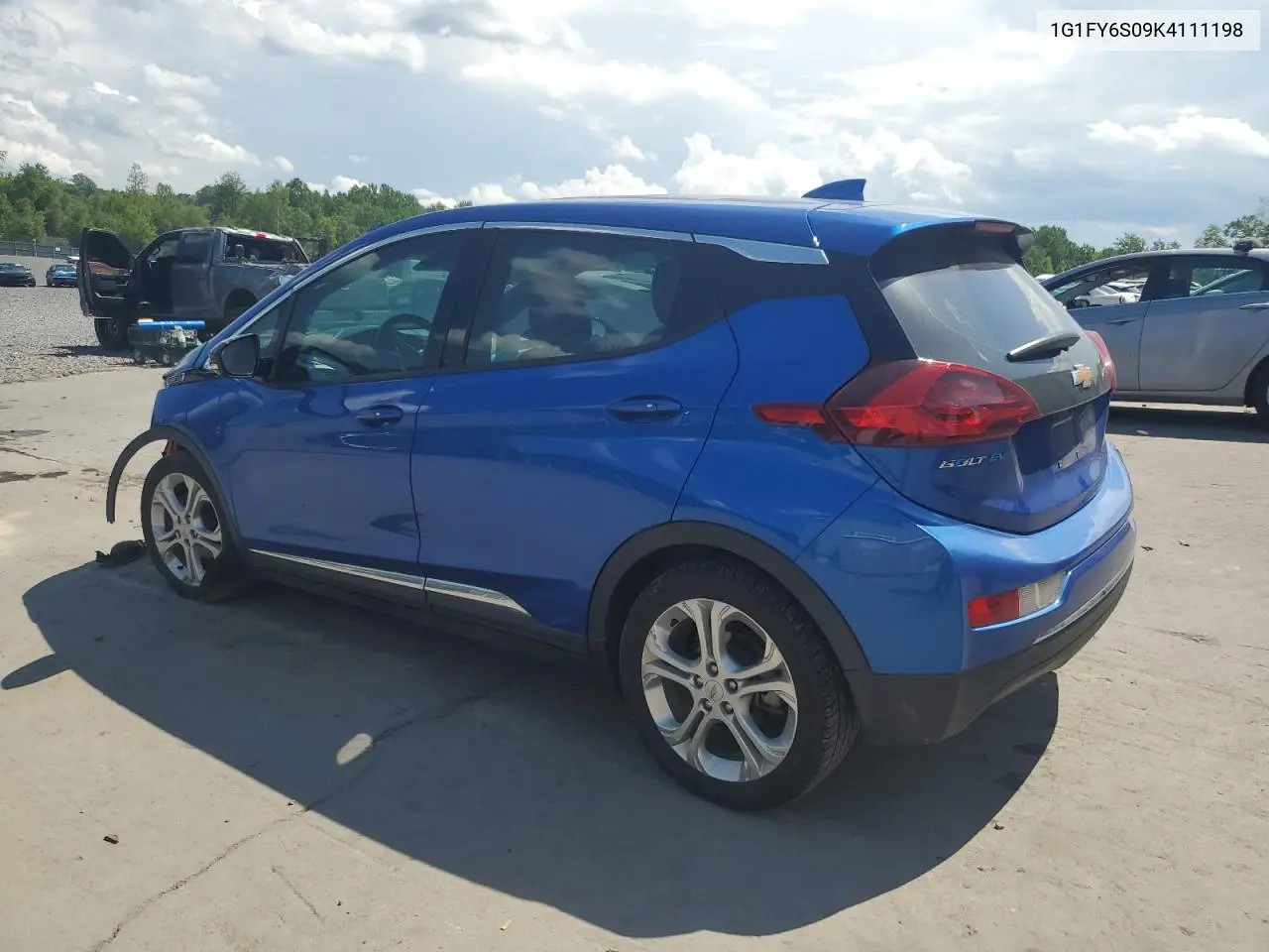 2019 Chevrolet Bolt Ev Lt VIN: 1G1FY6S09K4111198 Lot: 62055605