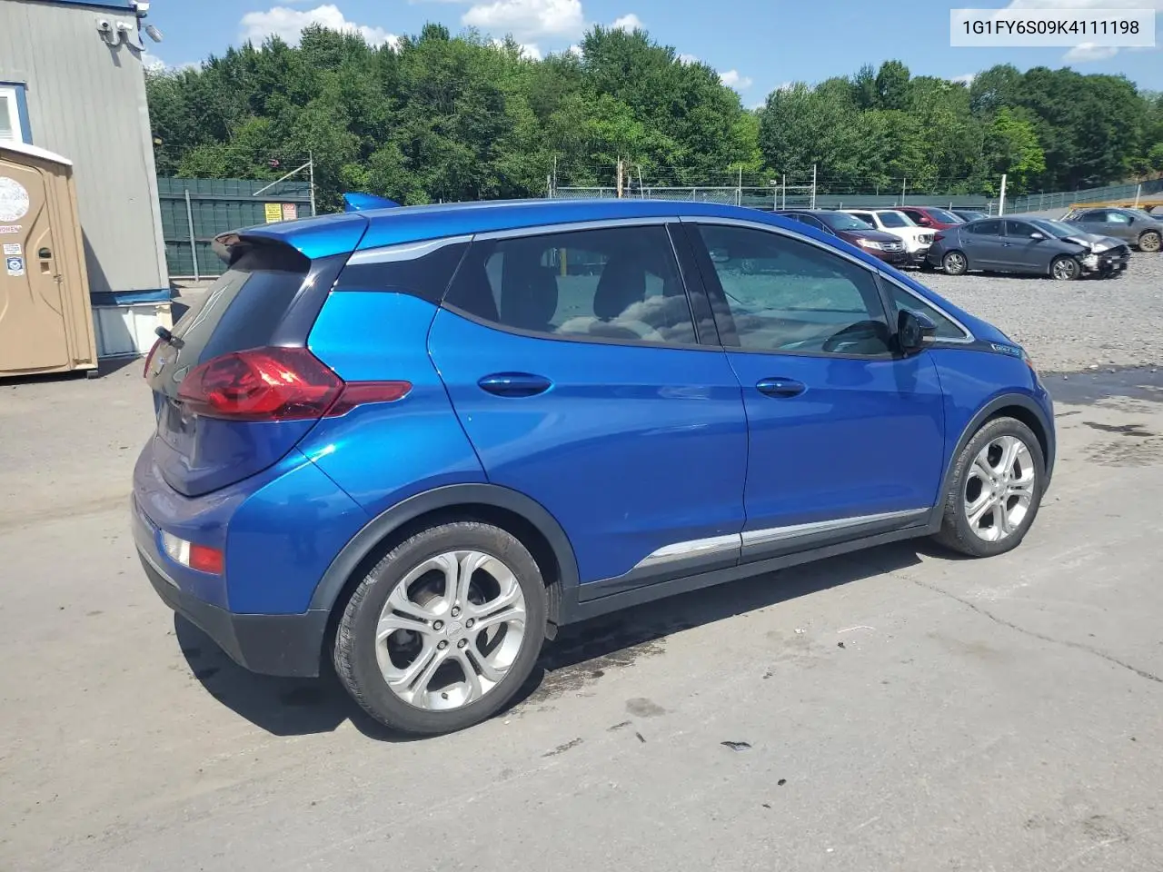 2019 Chevrolet Bolt Ev Lt VIN: 1G1FY6S09K4111198 Lot: 62055605