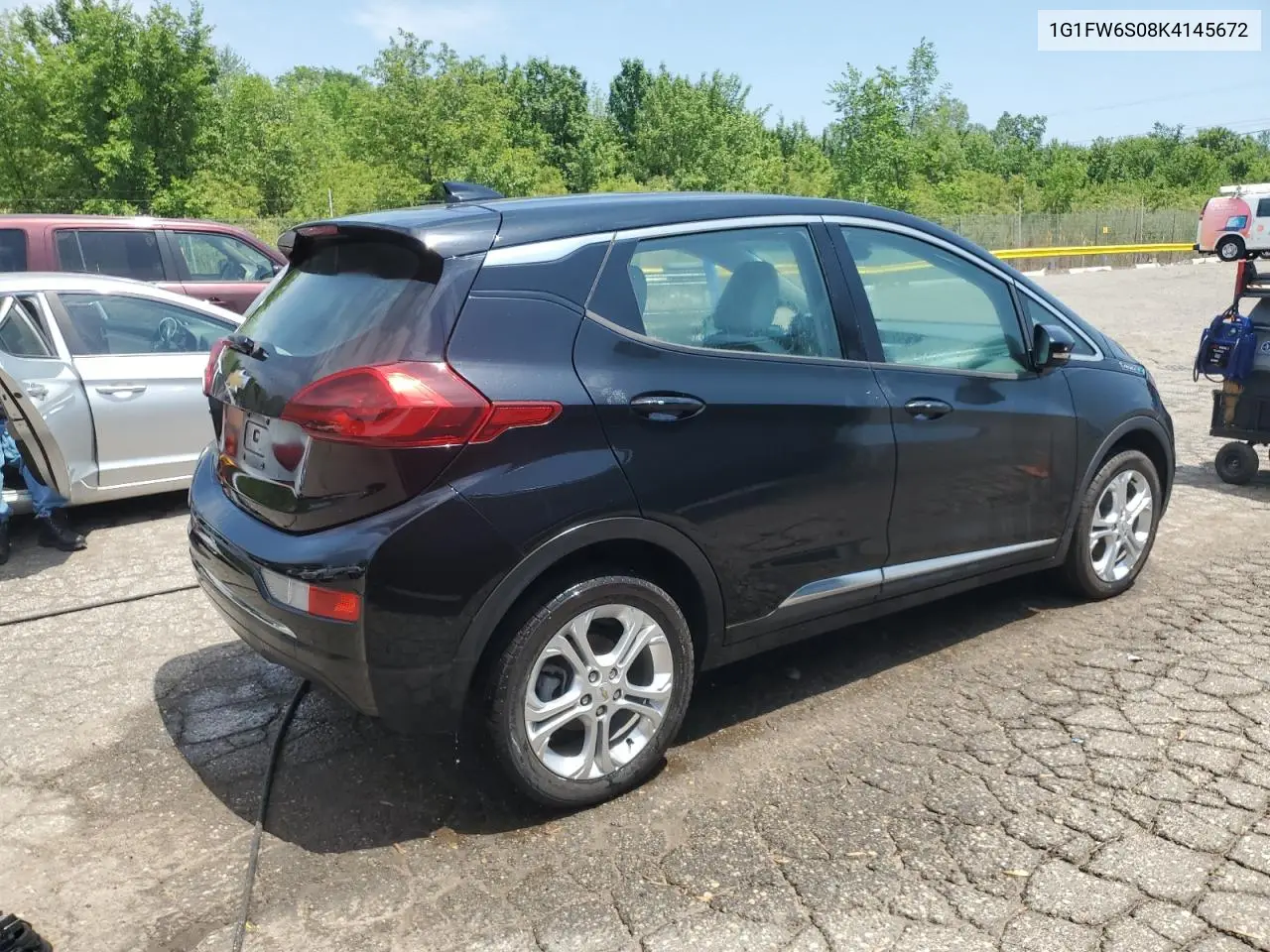2019 Chevrolet Bolt Ev Lt VIN: 1G1FW6S08K4145672 Lot: 62352095