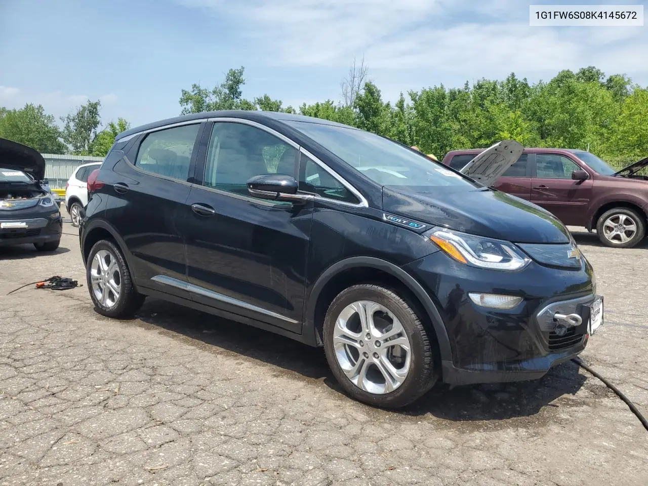 2019 Chevrolet Bolt Ev Lt VIN: 1G1FW6S08K4145672 Lot: 62352095