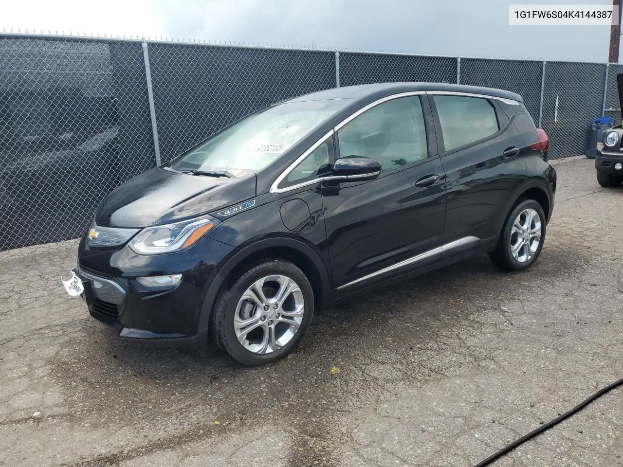 2019 Chevrolet Bolt Ev Lt VIN: 1G1FW6S04K4144387 Lot: 62352105