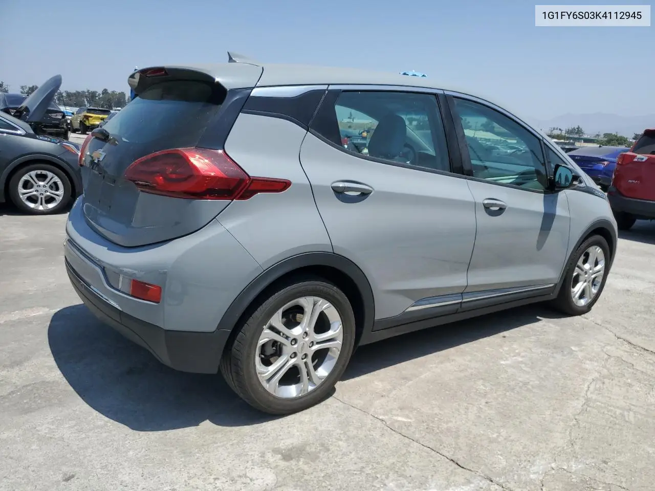 2019 Chevrolet Bolt Ev Lt VIN: 1G1FY6S03K4112945 Lot: 62604115