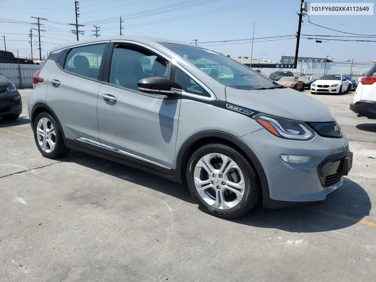 2019 Chevrolet Bolt Ev Lt VIN: 1G1FY6S0XK4112649 Lot: 62604245