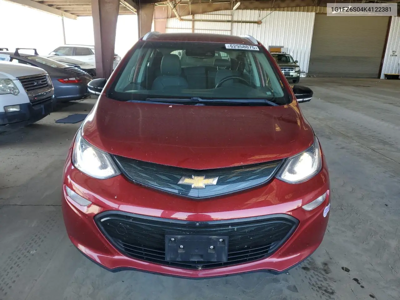 2019 Chevrolet Bolt Ev Premier VIN: 1G1FZ6S04K4122381 Lot: 62958075