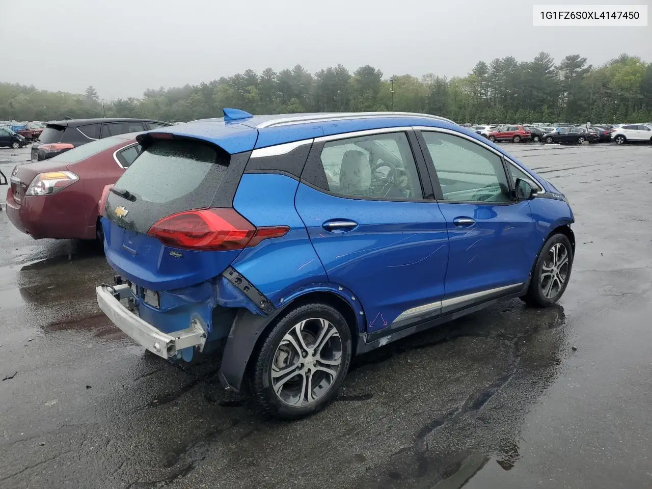 2020 Chevrolet Bolt Ev Premier VIN: 1G1FZ6S0XL4147450 Lot: 54188085