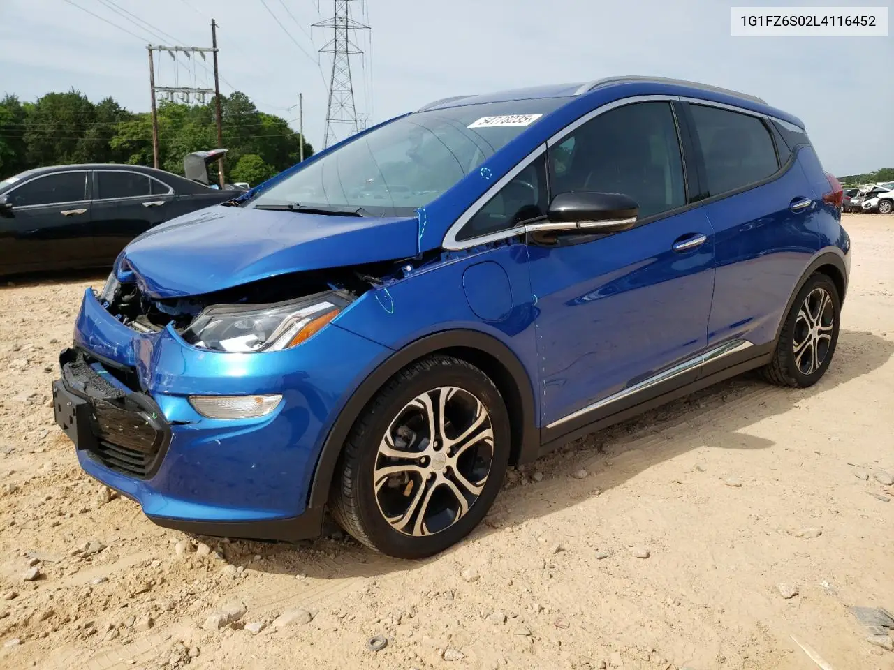 2020 Chevrolet Bolt Ev Premier VIN: 1G1FZ6S02L4116452 Lot: 54778235